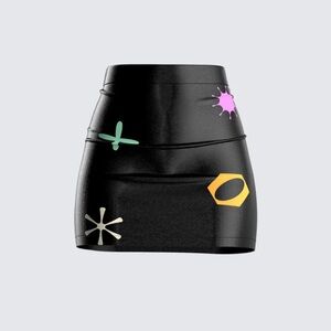 Finesse Jordy Vegan Leather Mini Skirt